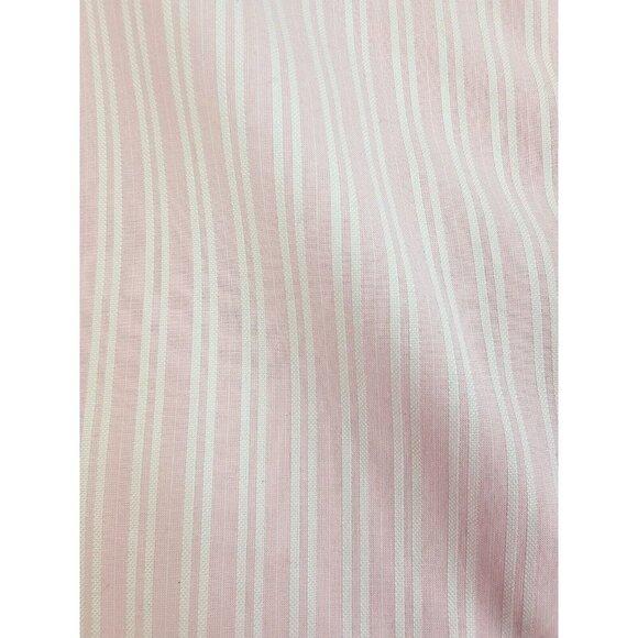 Faconnable Size 3/15.5 R Mens Powder Pink White Stripe French Cuff Spread Collar - Picture 8 of 11